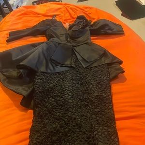 Backless evening dress